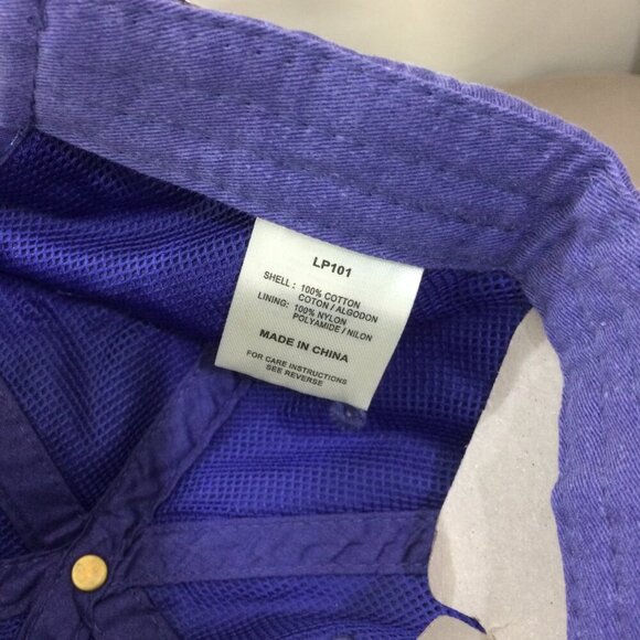 NEW Alpha Sigma Kappa Sorority Baseball Cap Hat Adjustable NWT Purple - Picture 2 of 7